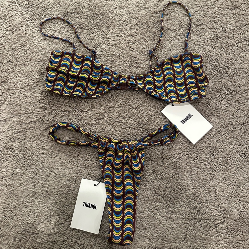 TRIANGL STELL - FITZ SCOOP CROP BIKINI SET